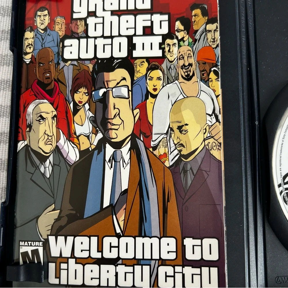 PlayStation 2 Grand Theft Auto III DVD PS2 Game #260131
